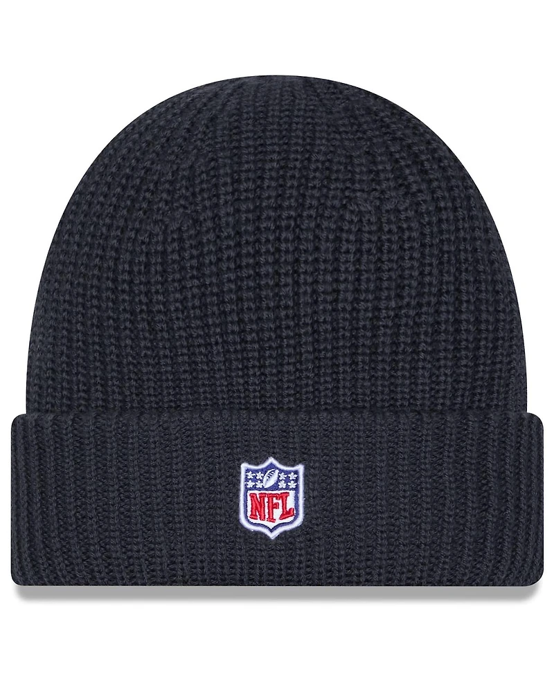 New Era Men's Charcoal Los Angeles Rams 2025 Sideline Cold Weather Cuffed Knit Hat