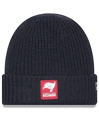 New Era Men's Charcoal Tampa Bay Buccaneers 2025 Sideline Cold Weather Cuffed Knit Hat