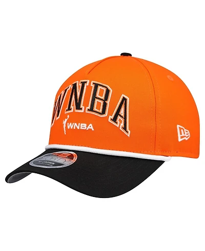 New Era Men's Orange Wnba Gear Bold Arch Coolera 9FORTY A-Frame M-Crown Adjustable Hat