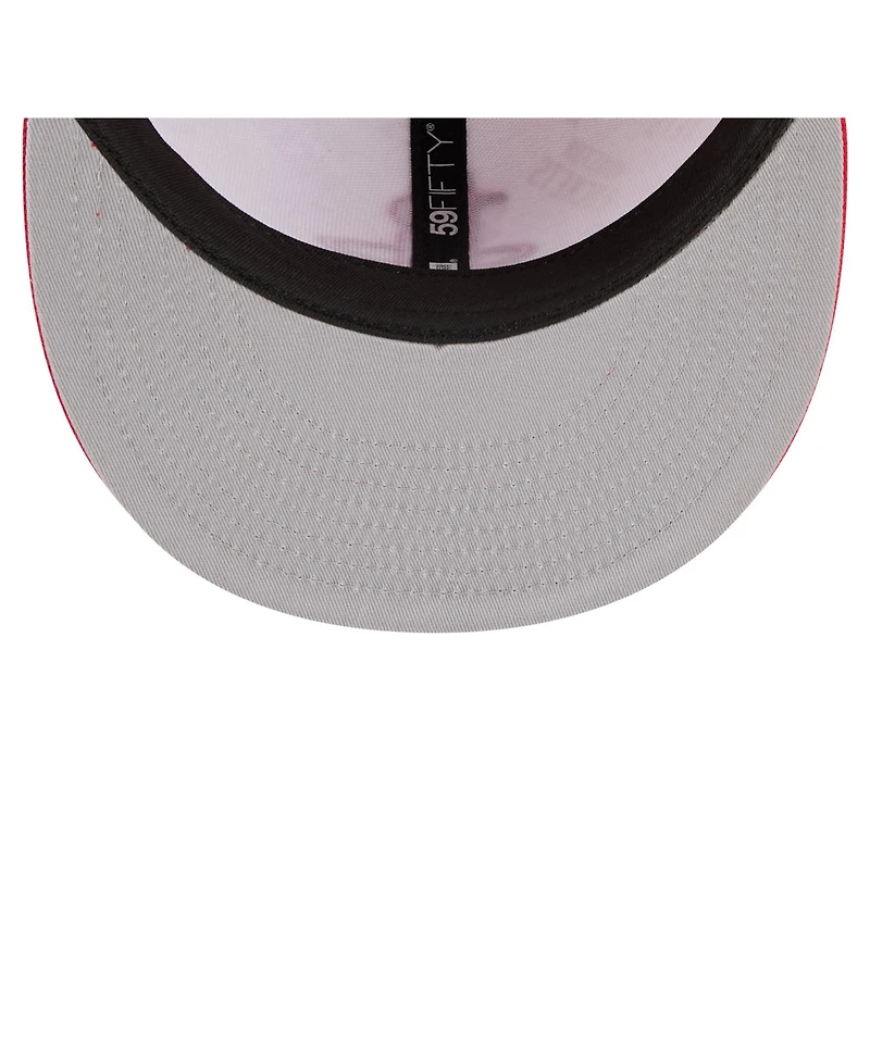 New Era Men's White/Red Houston Rockets Repeat 59Fifty Fitted Hat