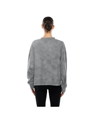 New Era Women's Silver Las Vegas Aces Oversized Mineral Wash Sweatshirt