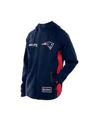 New Era Men's Navy England Patriots Combine Authentic Raglan Scuba Full-Zip Hoodie