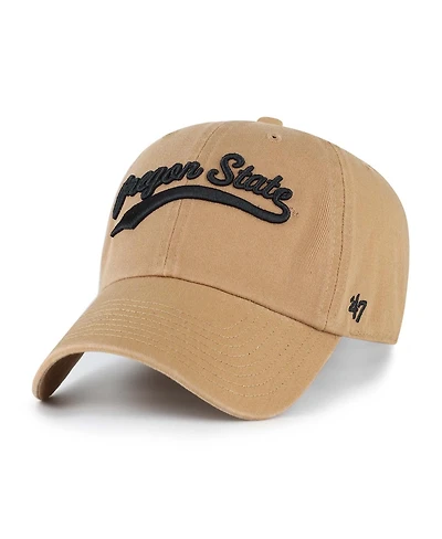 '47 Brand Men's Tan Oregon State Beavers Vault Clean Up Adjustable Hat