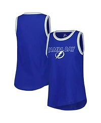 G-iii 4Her by Carl Banks Women's Blue Tampa Bay Lightning Strategy Tank Top