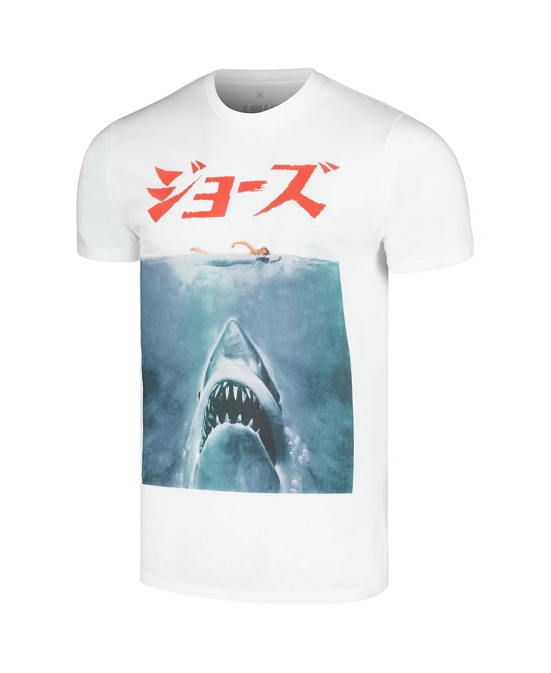 Ripple Junction Men's White Jaws Kanji T-Shirt