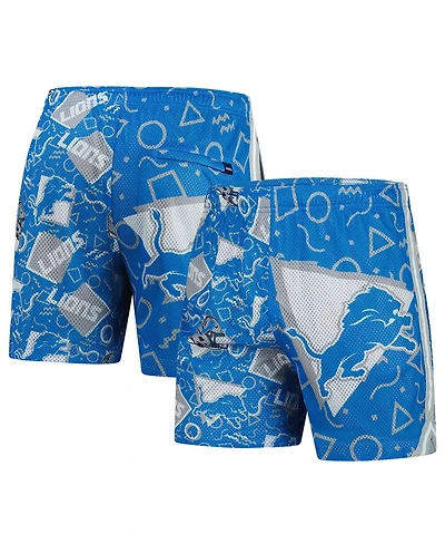 Chubbies Men's Blue Detroit Lions Mesh Shorts