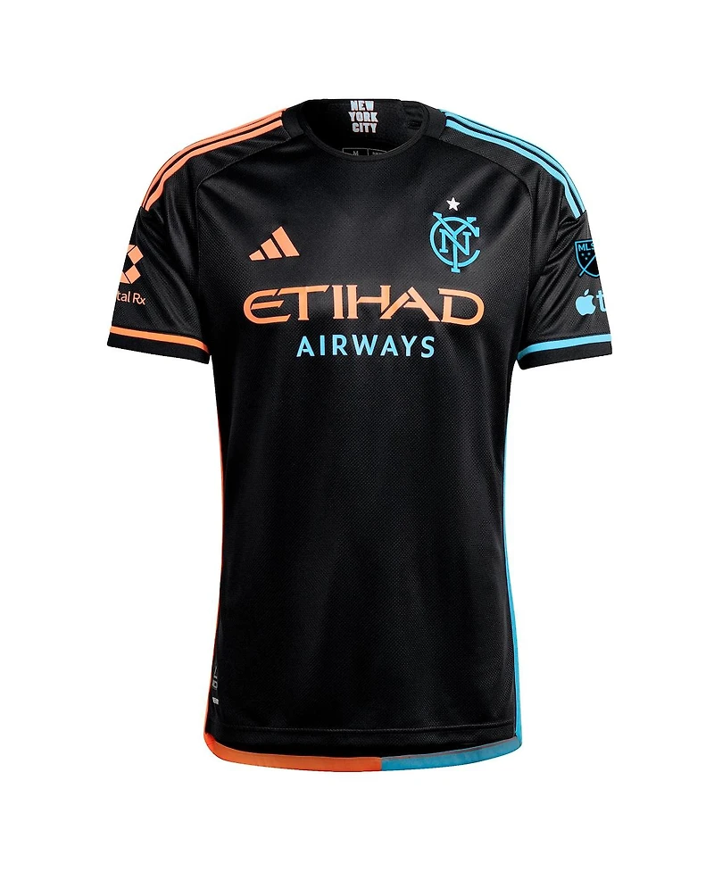 Adidas Men's Thiago Martins Black New York City Fc 2024 24/7 Kit Authentic Player Jersey