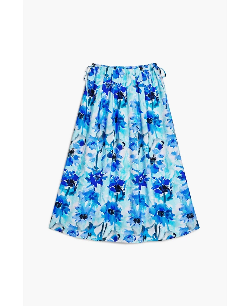Desigual Women's Floral A-line midi skirt