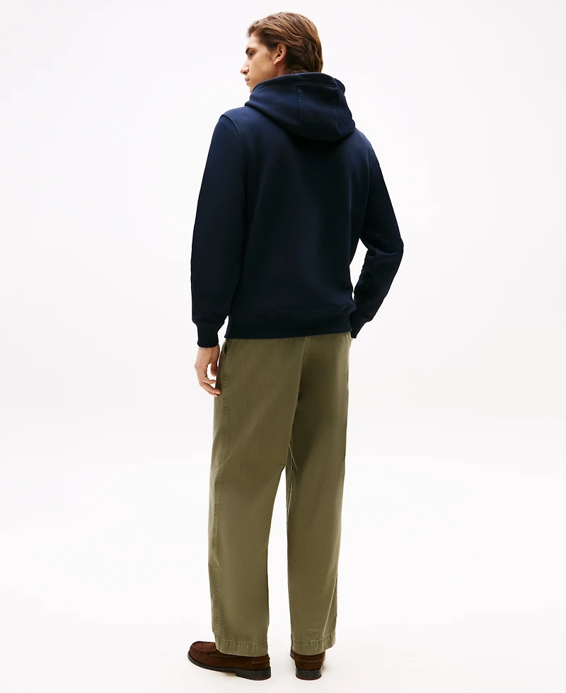 Tommy Hilfiger Men's Embroidered Flag Hoodie