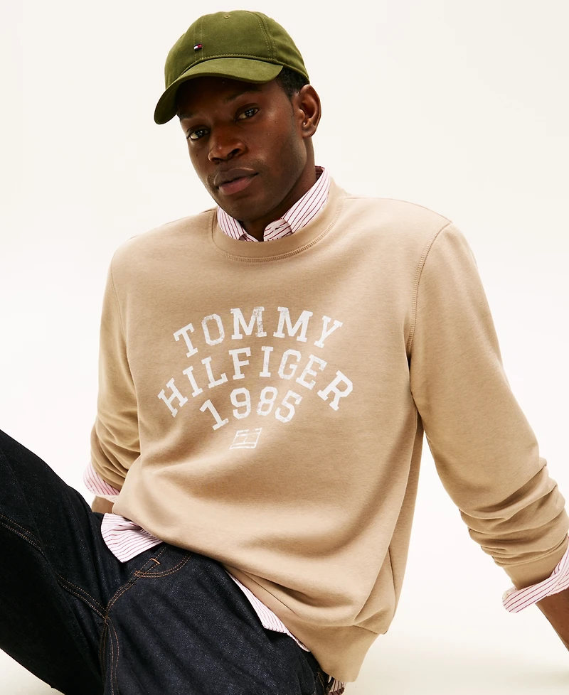 Tommy Hilfiger Men's Arch Long-Sleeve Sweatshirt