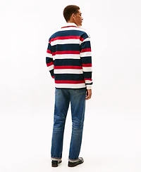 Tommy Hilfiger Men's Crest Striped Polo Shirt