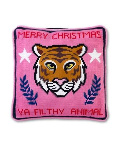 Furbish Needlepoint Pillow X2013 Holiday Collection