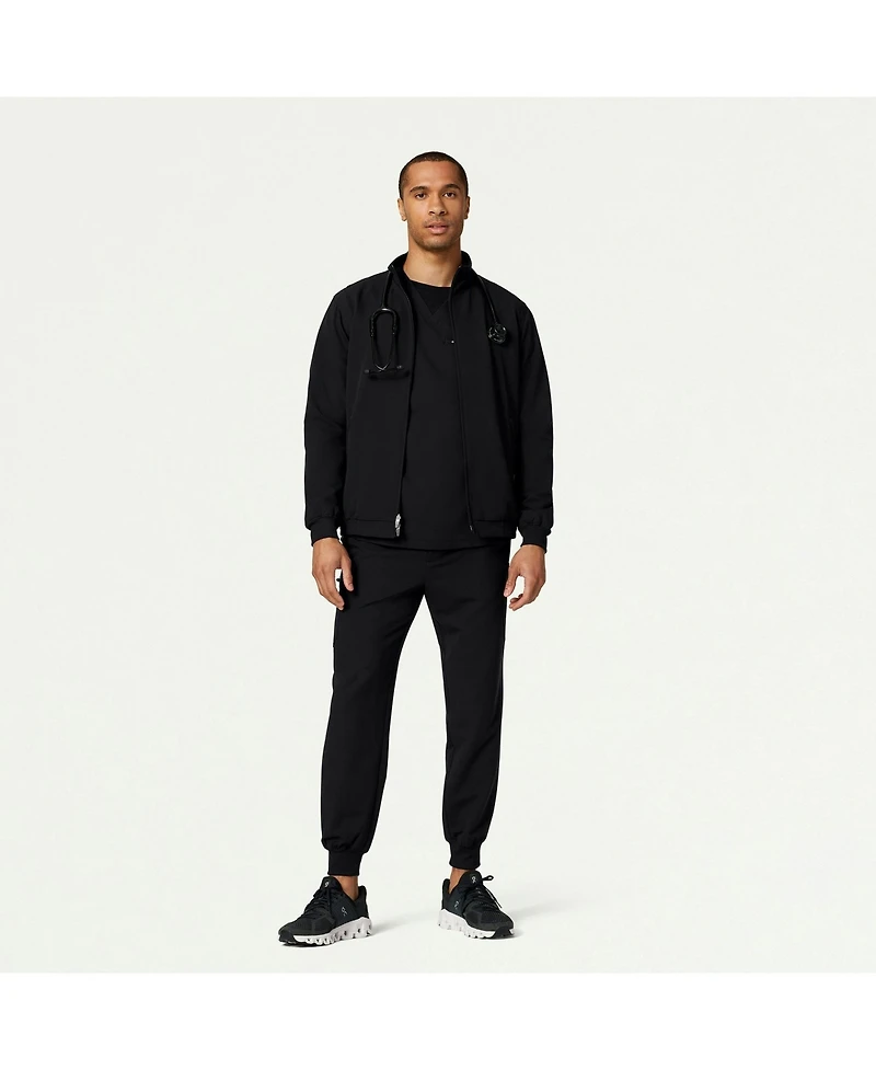 Jaanuu Men's Wolfe 6-Pocket Classic Scrub Jacket