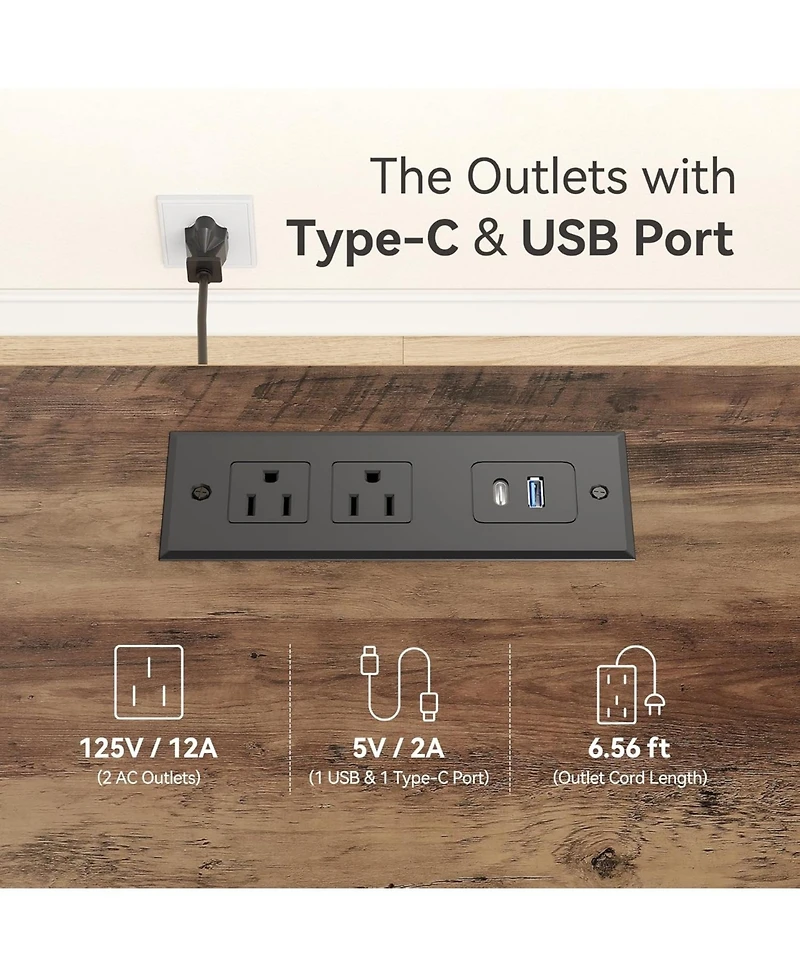 Tribesigns L Shaped Gaming Desk, Computer Desk,59" Wooden Executive Desk with File Drawer & Adjustable Storage Cabinet