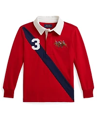 Polo Ralph Lauren Boys 2-7 Triple-Pony Rugby Collar Shirt