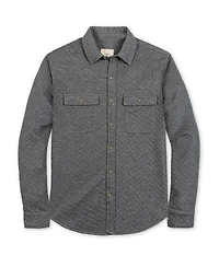 Hope & Henry Men's Long Sleeve Quilted Shirt Jacket