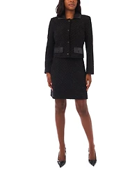 Vince Camuto Women's Collar Long-Sleeve Cropped Jacket