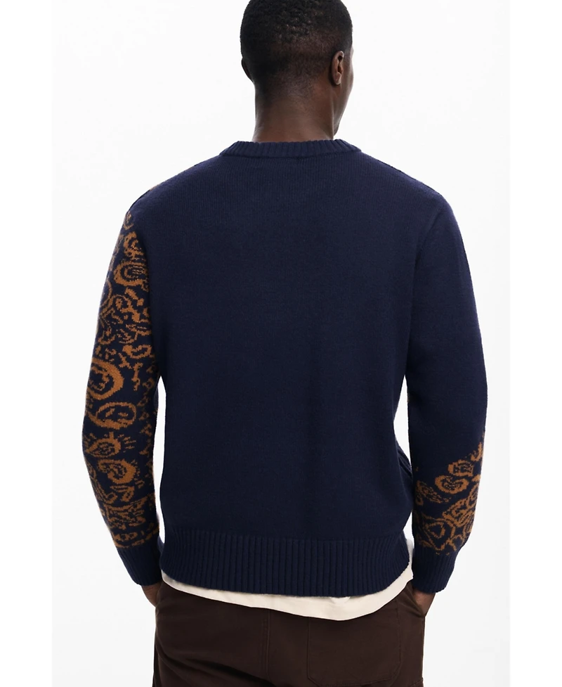 Desigual Men's Paisley sweater