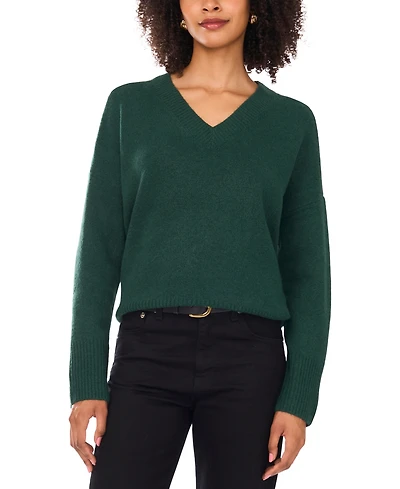 Vince Camuto Women's Colorblocked Drop-Shoulder Sweater