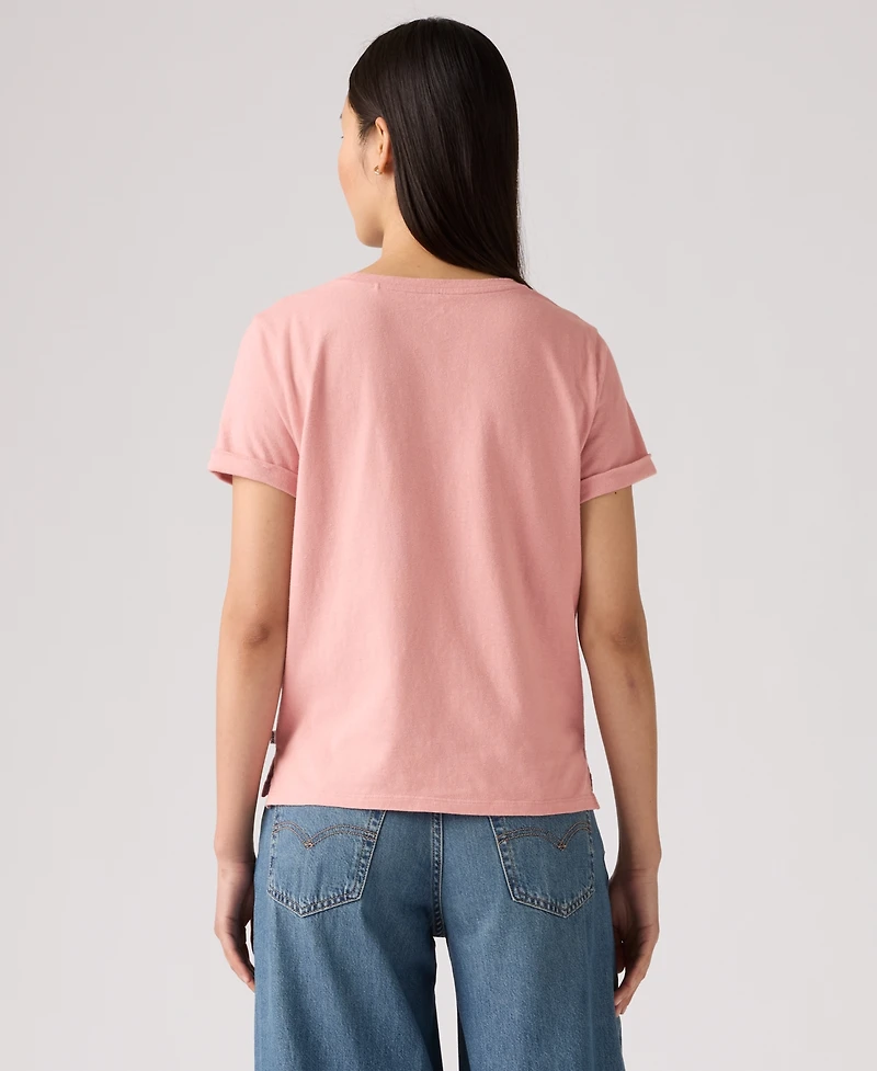 Levi's Women's Margot Cotton Embroidered-Trim T-Shirt