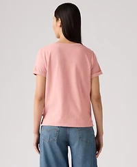 Levi's Women's Margot Cotton Embroidered-Trim T-Shirt