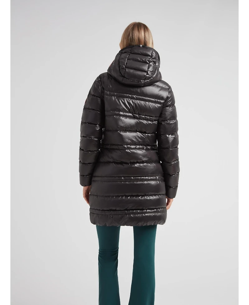 JACK1T Women's R4D Tramline Hooded Puffer Coat