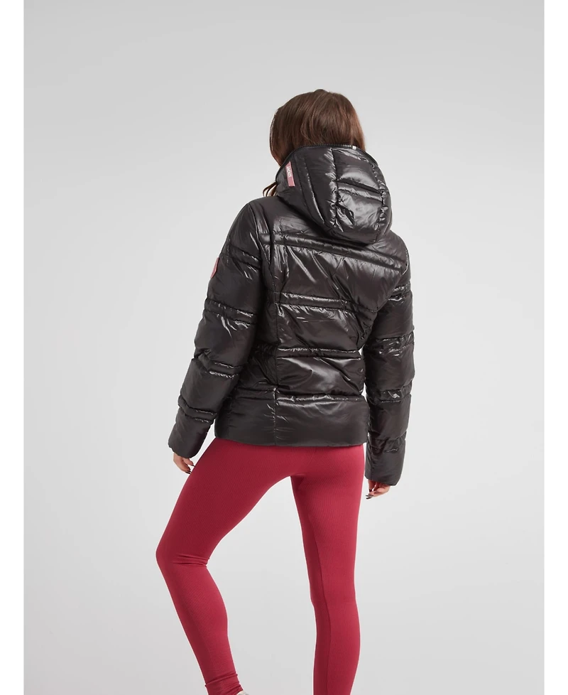 JACK1T Women's R4D Tramline Racer Hooded Puffer Jacket