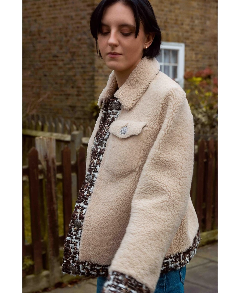 Labeca London Women's Teddy Shearling Jacket