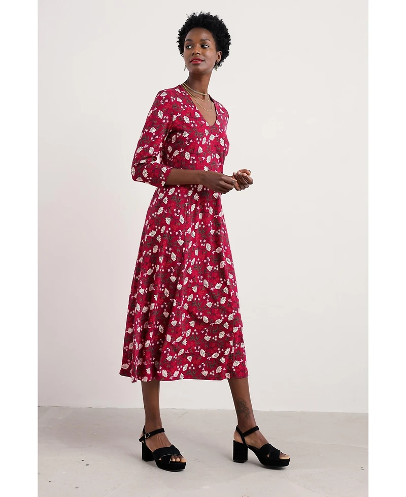 Seasalt Cornwall Women's Nancy Quarter Sleeve Dress