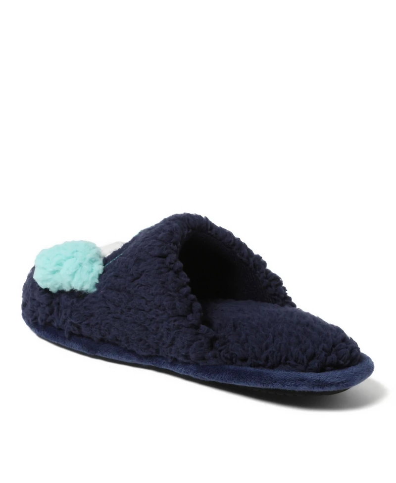 Dearfoams Cozyfoams Women's Holiday Novelty Scuff Slipper with Gift Bag