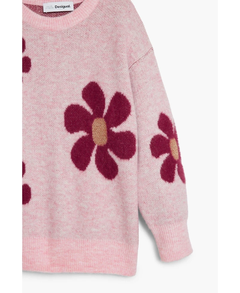 Desigual Girls Girls's Large floral sweater