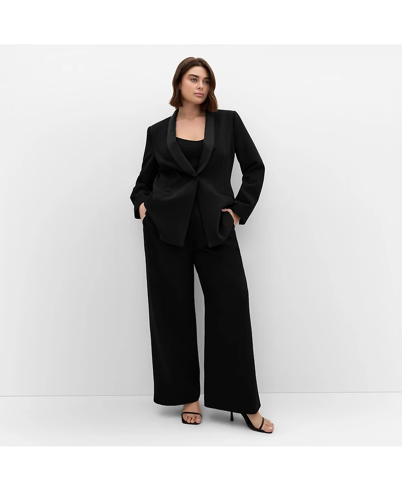 City Chic Women's Alece Wide Leg Pant