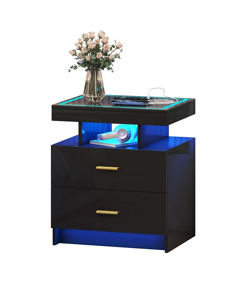Vlsrka Vanity Makeup Desk with Mirror and Lights