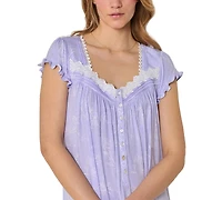 Eileen West Women's Sweetheart Neck Printed Nightgown