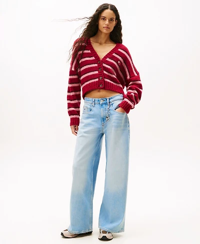 Tommy Jeans Women's Charlie Mid Rise Loose Wide Leg