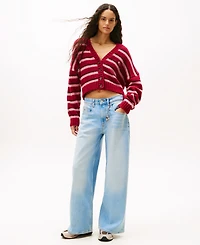 Tommy Jeans Women's Charlie Mid Rise Loose Wide Leg