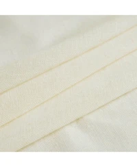 Half Price Drapes Gardenia Grommet Textured Faux Linen Sheer Curtain