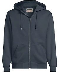 Lands' End Men's Long Sleeve RainDefense Serious Sweats Full Zip Hoodie