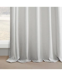 Half Price Drapes Off White Simply Faux Linen Curtain Pair (2 Panels
