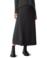 Eileen Fisher Women's Solid A-Line Skirt, Regular and Plus