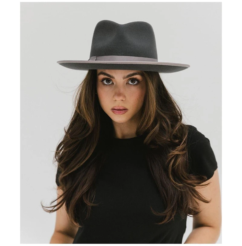 Monroe Rancher Wool Fedora Hat - Timeless Style and Classic Elegance
