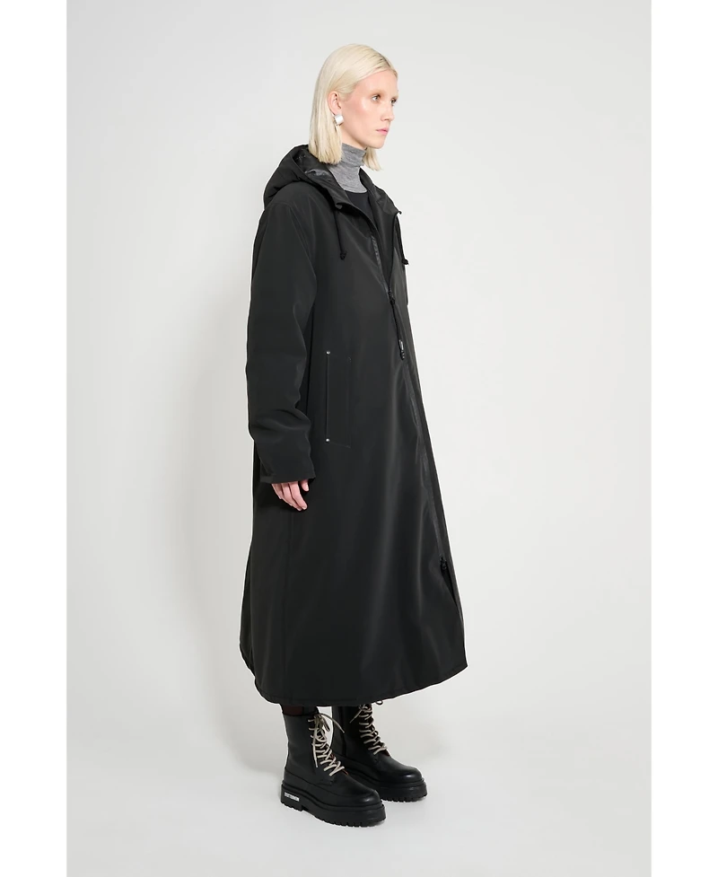 Stutterheim Women's Mosebacke Long Matte Winter Coat
