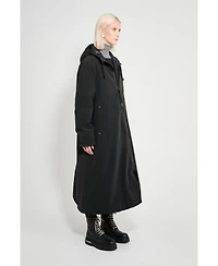 Stutterheim Women's Mosebacke Long Matte Winter Coat