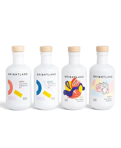 Brightland Classic Minis Flavored Olive Oil 4-Pc. Gift Set