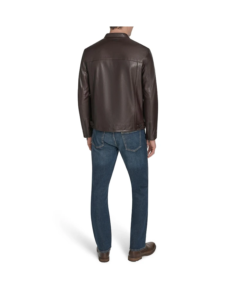 Andrew Marc Black Label Men's Macalister Leather Jacket