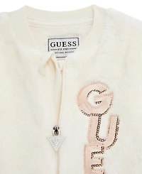 Guess Baby Girls Plush Round Neck Coverall