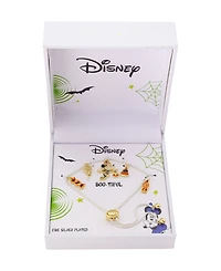 Disney Minnie Mouse Crystal Adjustable Charm Bolo Bracelet