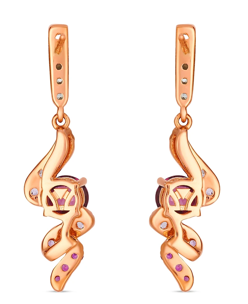 Le Vian Multi-Stone Ombre Earrings (2.06 ct. t.w.) in 14K Strawberry Gold