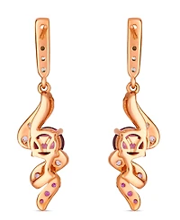 Le Vian Multi-Stone Ombre Earrings (2.06 ct. t.w.) in 14K Strawberry Gold