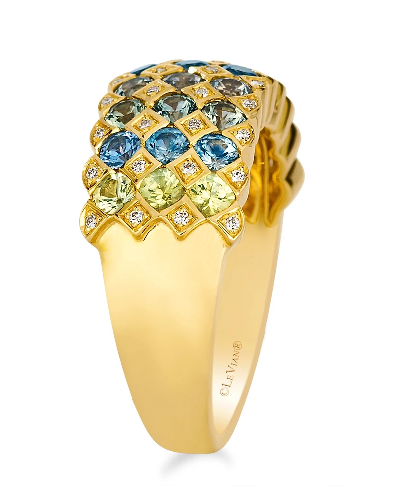 Le Vian Montana Sapphire (1.62 ct. t.w.) and Nude Diamond (0.16 ct. t.w.) Ring in 14K Honey Gold